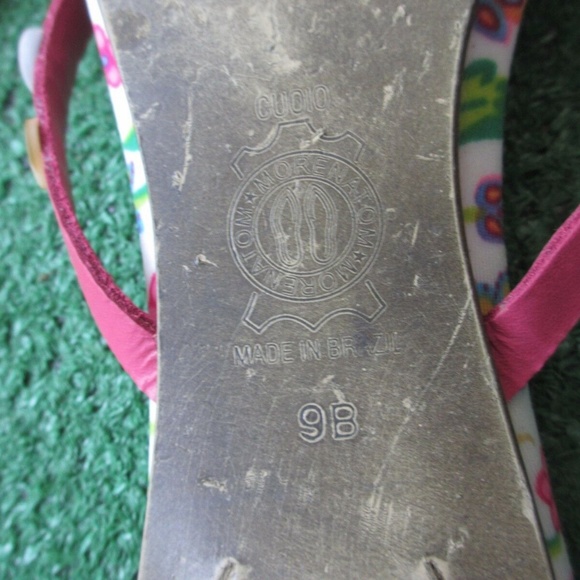 M BY MORENATOM 9B Flip Flops SLINGBACKS PINK women - Picture 7 of 8